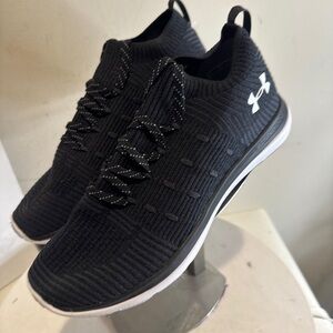 Under Armour I will Run Strong Black Slingflex Sneakers Shoes size 8.5 BRAND NEW